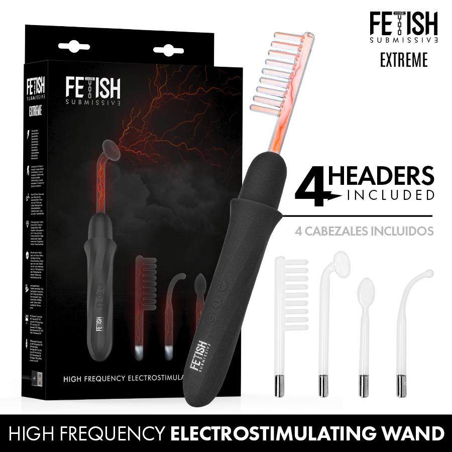 Wand d’électrostimulation haute fréquence – Fetish Submissive