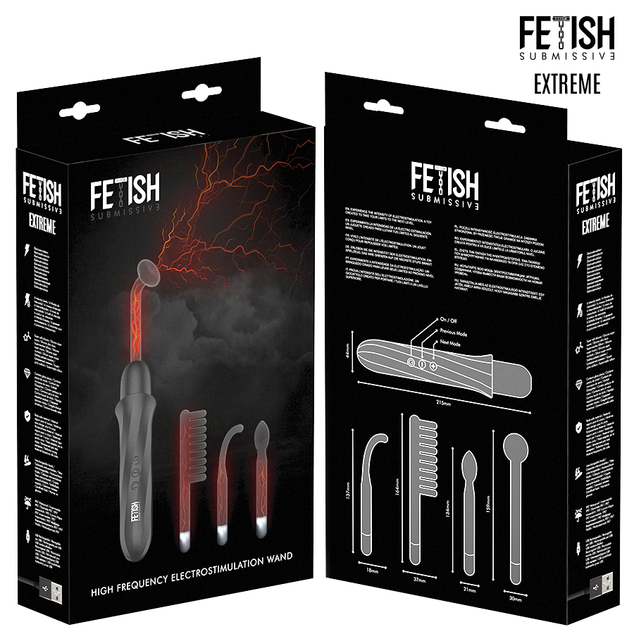 Wand d’électrostimulation haute fréquence – Fetish Submissive — vue 7