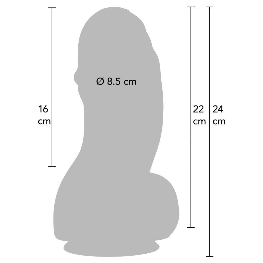 Gode réaliste Inferno Fat Boys 22 cm – Hidden Desire — vue 2