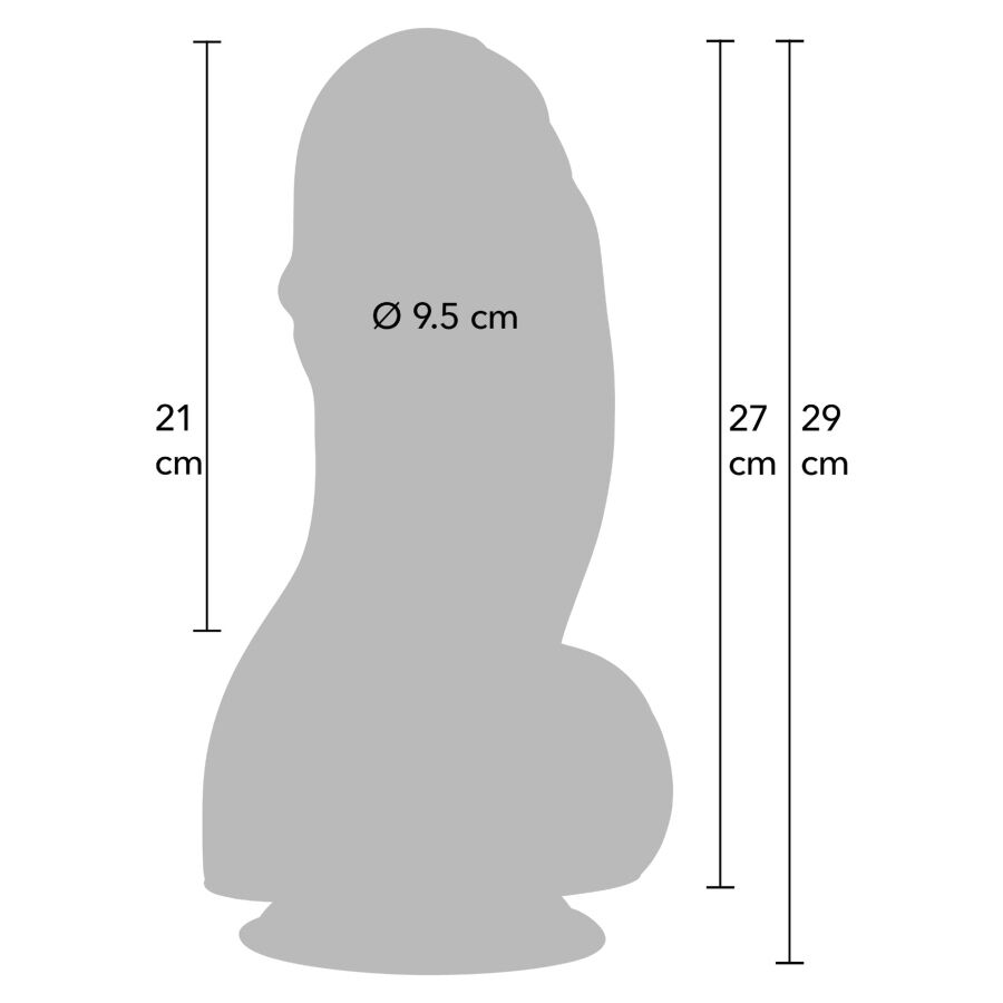 Gode réaliste Inferno Fat Boys 27 cm – Hidden Desire — vue 2