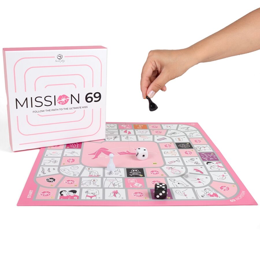 Jeu érotique pour couple JEU DE SOCIÉTÉ POUR COUPLES "MISSION 69" – SECRETPLAY 100% GAMES