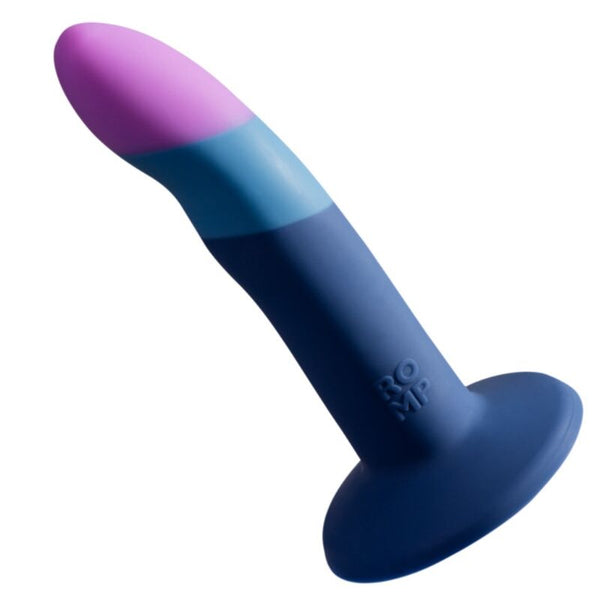 Romp - Piccolo Godemichet En Silicone Avec Ventouse Tricolore 14 Cm - vue 1