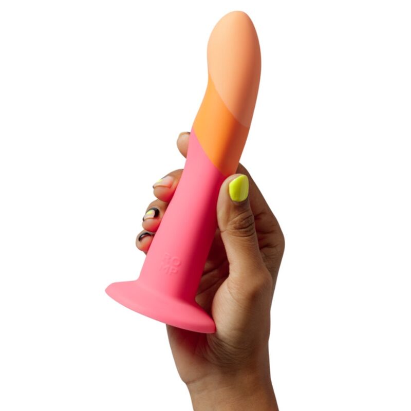Romp - Dizi Godemichet En Silicone Avec Ventouse Tricolé 18 Cm - vue 2