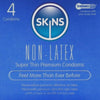 Préservatif LOT DE 4 PRÉSERVATIFS SANS LATEX – SKINS
