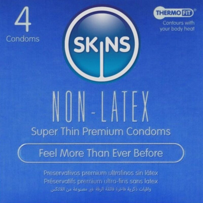 Préservatif LOT DE 4 PRÉSERVATIFS SANS LATEX – SKINS