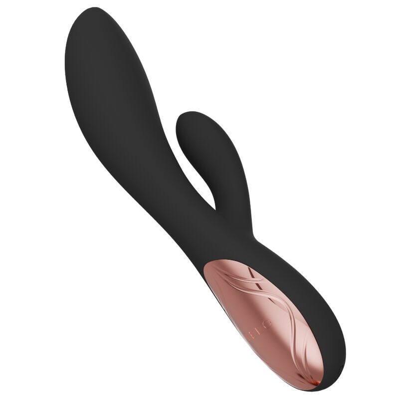 LELO - INA THRUST RABBIT VIBRATEUR À POUSSÉE NOIR – vue 4
