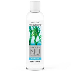 Gel lubrifiant et de massage 2 en 1 à base d'eau, algues nuru, 150 ml – Mixgliss