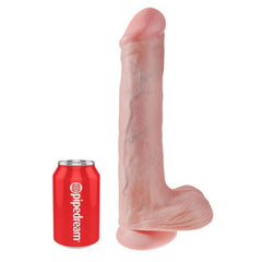 Gode réaliste avec testicules 38 cm – King Cock — vue 1