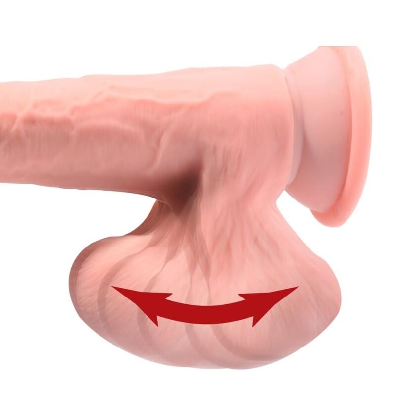 Gode réaliste King Cock Plus triple densité avec testicules 23 cm chair – King Cock — vue 3
