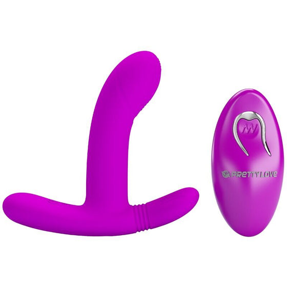 Masseur clitoridien Geri rose avec télécommande – Pretty Love