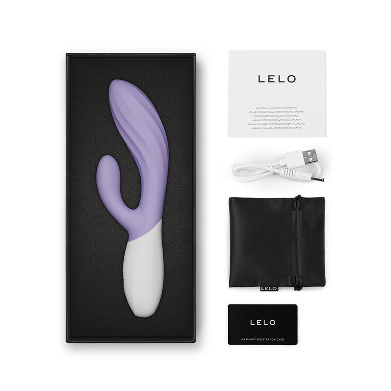 Vibrateur rabbit LELO Ina Twist lavande – vue 5