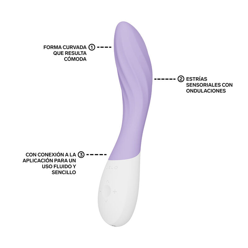Vibrateur point G LELO Mona Twist lavande – vue 3
