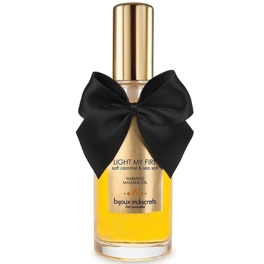Huile de massage chauffante Caramel 100 ml – Bijoux – image 1
