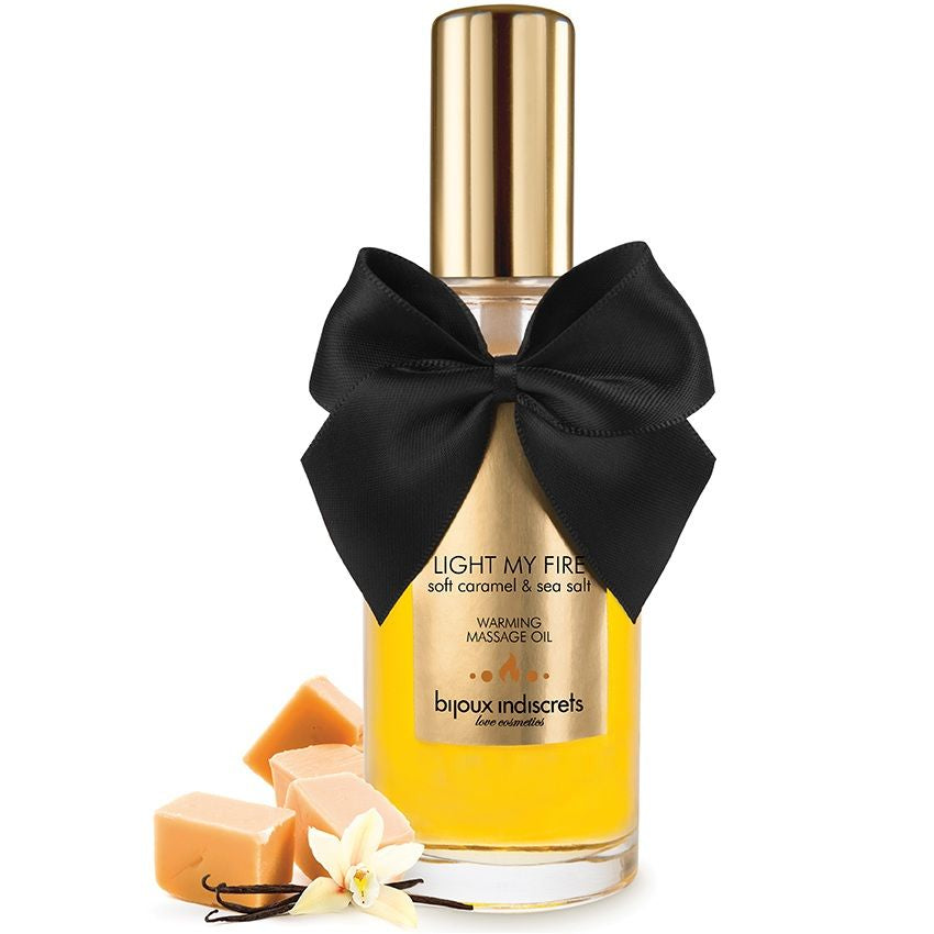 Huile de massage chauffante Caramel 100 ml – Bijoux – image 2