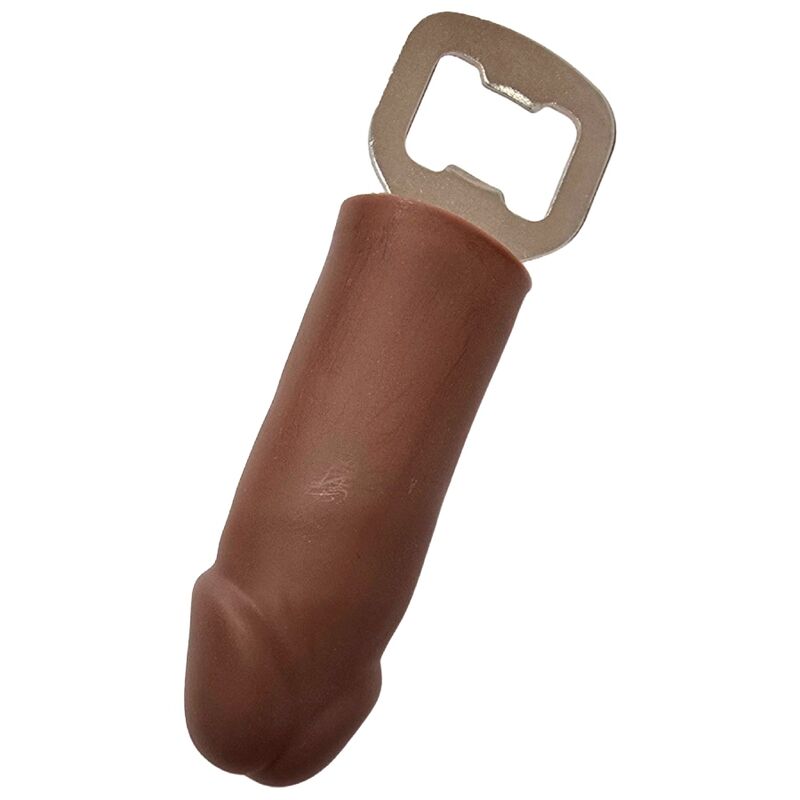 Décapsuleur Pénis marron en caoutchouc – Diablo Picante