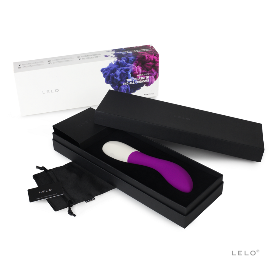 Vibrateur LELO Mona Wave rose profonde – vue 3