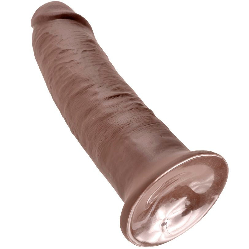 Gode réaliste 25,4 cm marron – King Cock — vue 5
