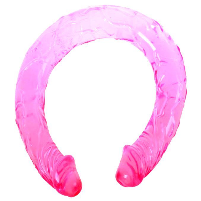 Double gode 44,5 cm rose – Baile Anal — vue 3