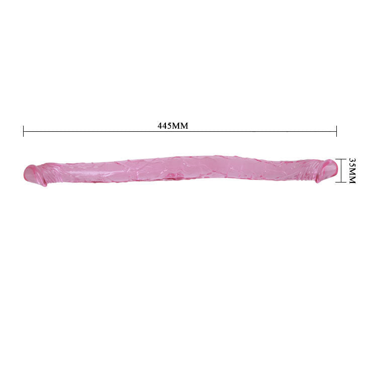 Double gode 44,5 cm bleu – Baile Anal — vue 5
