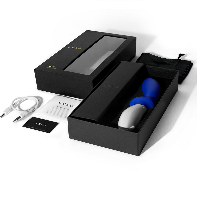 Vibrateur prostatique LELO Loki bleu – vue 2