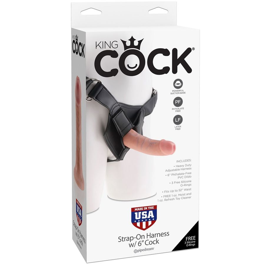 Gode pour harnais 15,20 cm – King Cock — vue 2