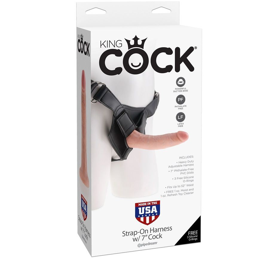 Gode pour harnais 17,8 cm – King Cock — vue 1