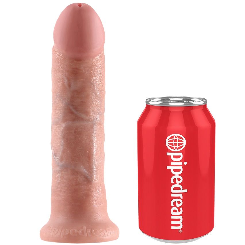 Gode pour harnais 20,3 cm naturel – King Cock — vue 4
