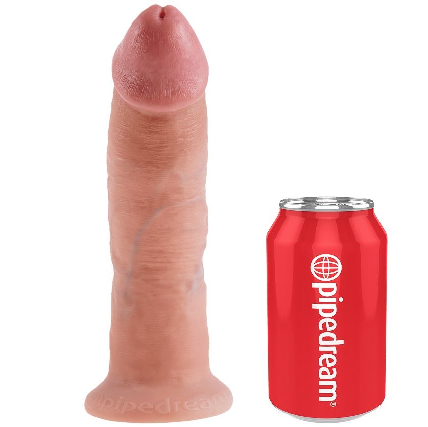 Gode pour harnais 22,9 cm naturel – King Cock — vue 5