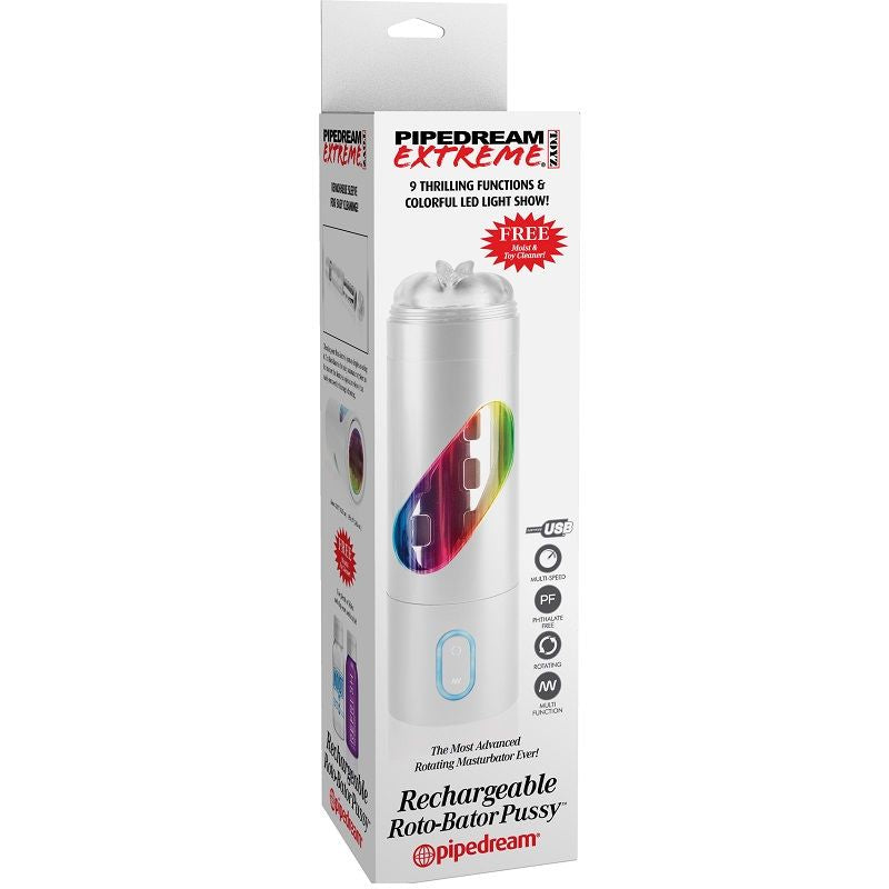 Masturbateur rotatif USB Roto Bator réaliste – Extreme Toyz – vue 6