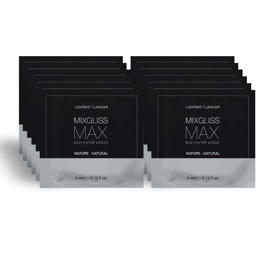 Lubrifiant anal Max, 12 unidoses de 4 ml – Mixgliss