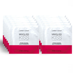 Lubrifiant à base d'eau saveur fraise 12 unidose 4 ml – Mixgliss