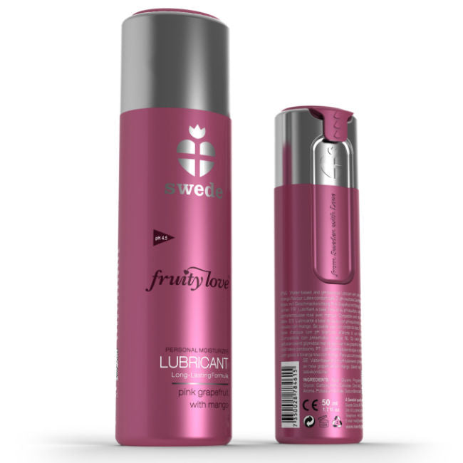 Lubrifiant Fruity Love pamplemousse rose à la mangue 50 ml – Swede