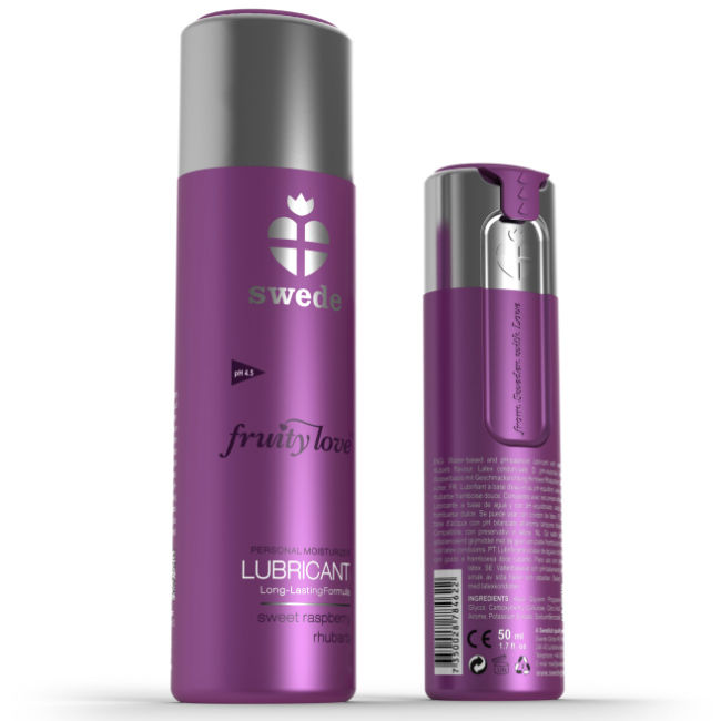 Lubrifiant Fruity Love framboise rhubarbe 100 ml – Swede
