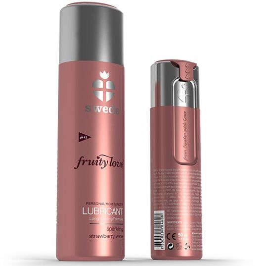 Lubrifiant Fruity Love fraise et vin mousseux 100 ml – Swede