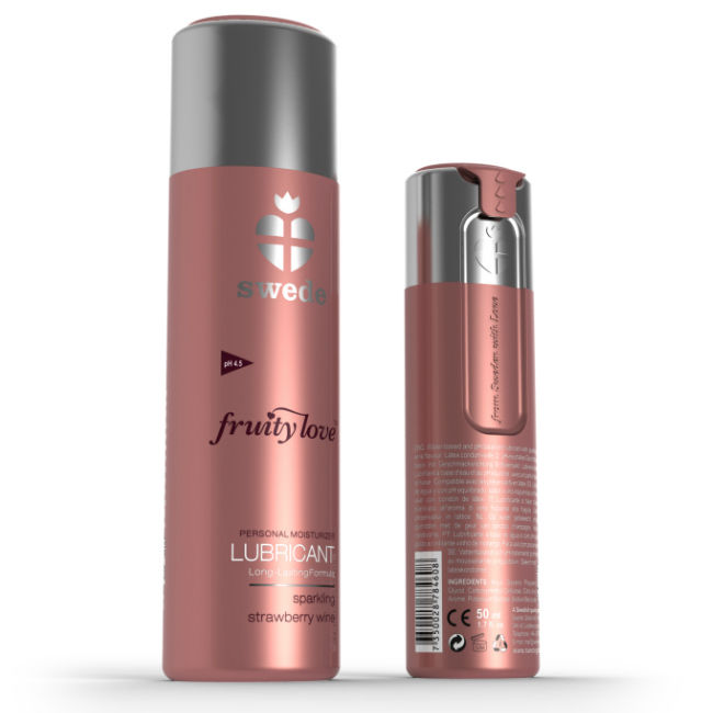 Lubrifiant Fruity Love fraise et vin mousseux 50 ml – Swede