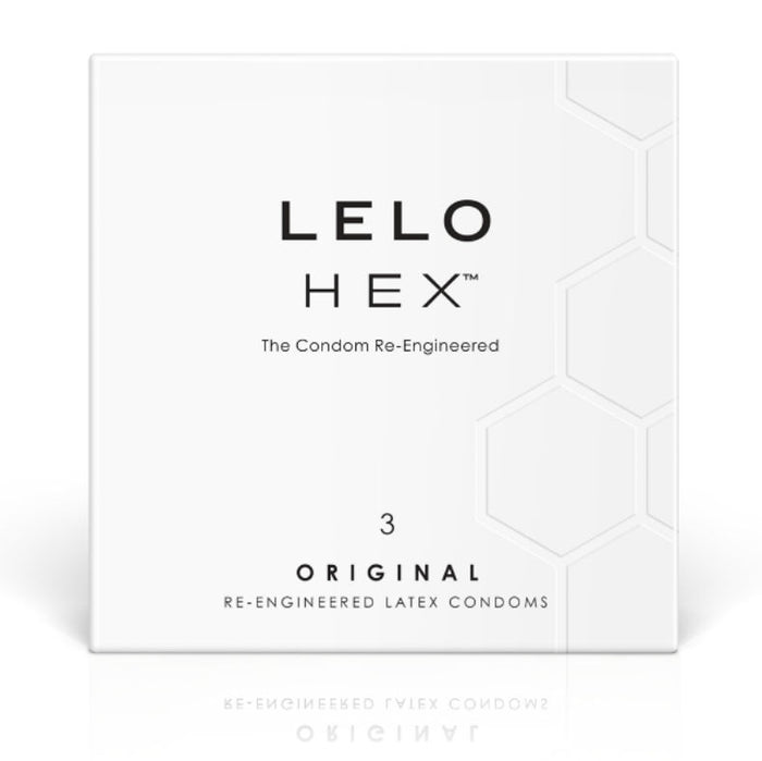 LELO - BOÎTE DE PRÉSERVATIFS HEX 3 UNITÉS – vue 1