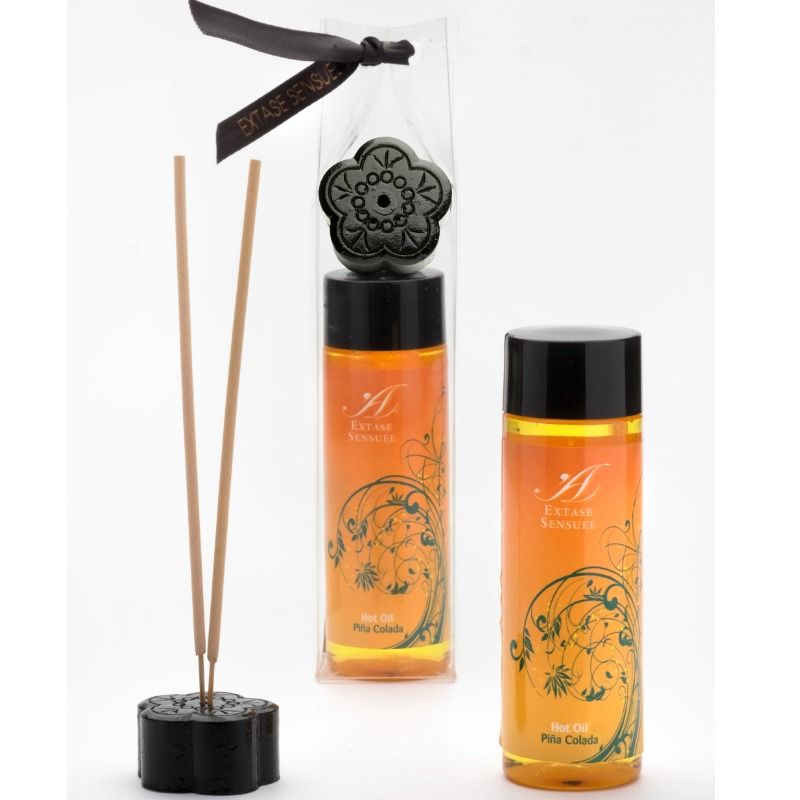 Huile stimulante de chaleur piña colada 100 ml – Extase Sensual – vue 1