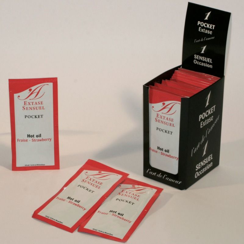 Huile stimulante Fraise 10 ml – Extase Sensual — vue 2