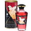 Huile de massage effet chaleur fraises et cava 100 ml – Shunga – vue 1