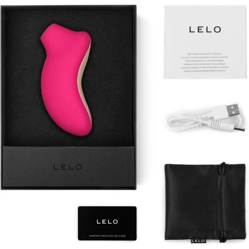 LELO - STIMULATEUR CLITORIS SONA COULEUR CERISE – vue 2