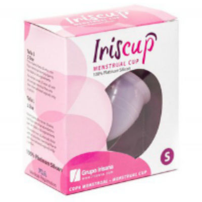 Coupe menstruelle IrisCup rose taille S avec sac stérilisateur – IrisCup — vue 2