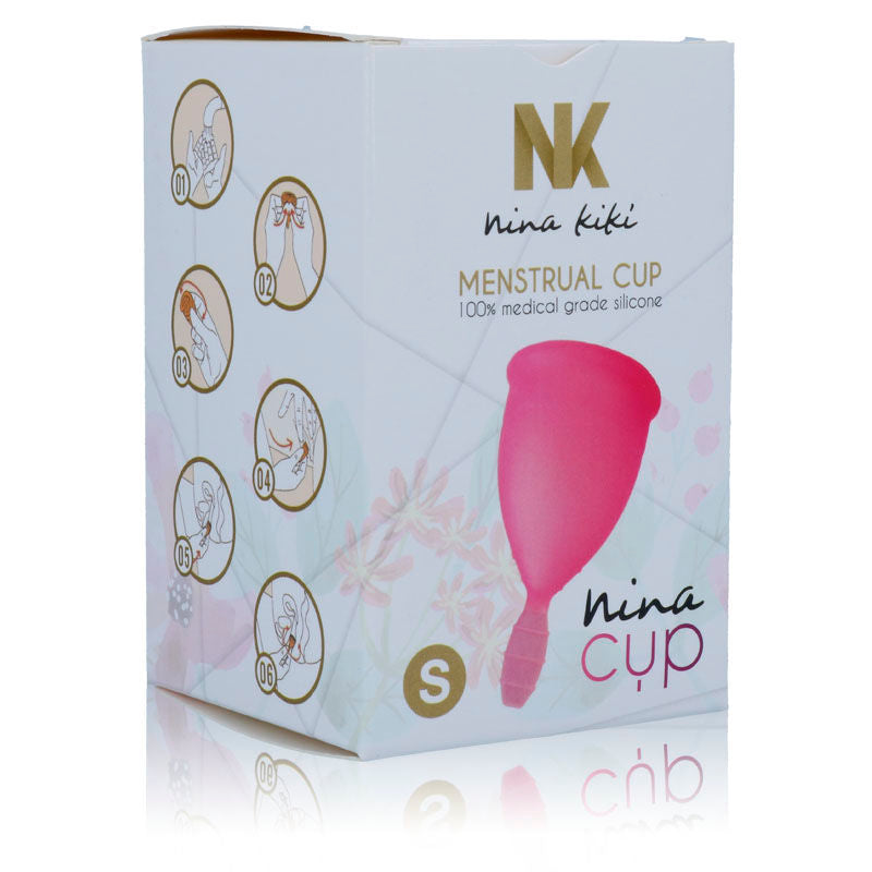 Coupe menstruelle Nina Cup rose taille S – Nina Kikí — vue 2
