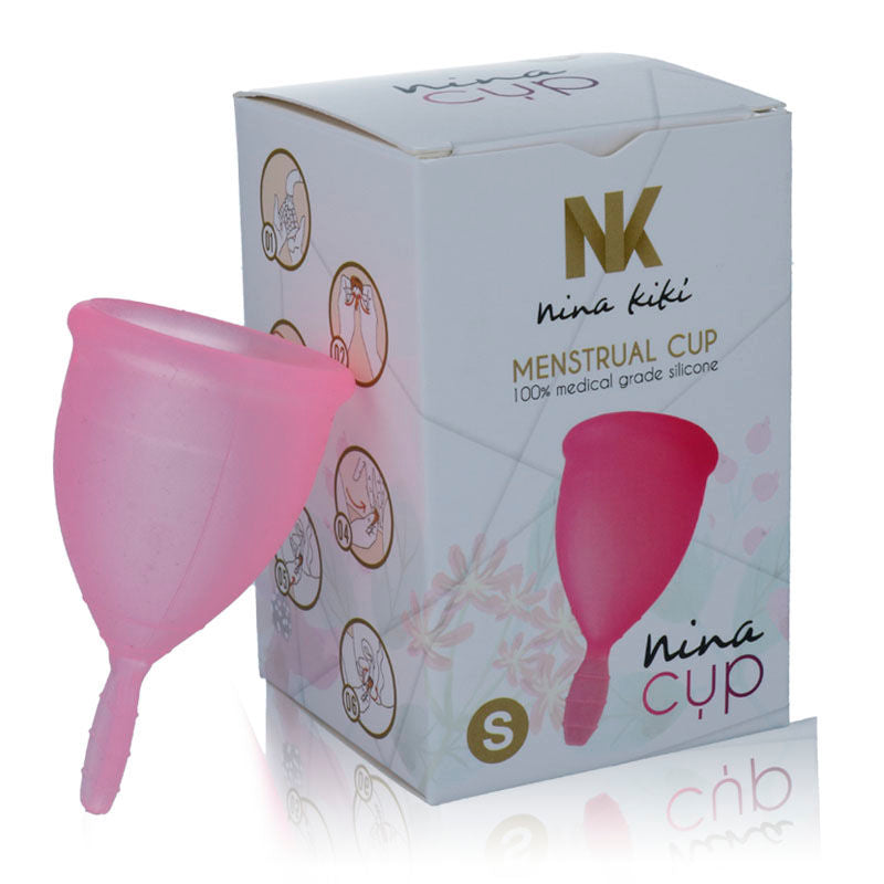 Coupe menstruelle Nina Cup rose taille S – Nina Kikí — vue 5