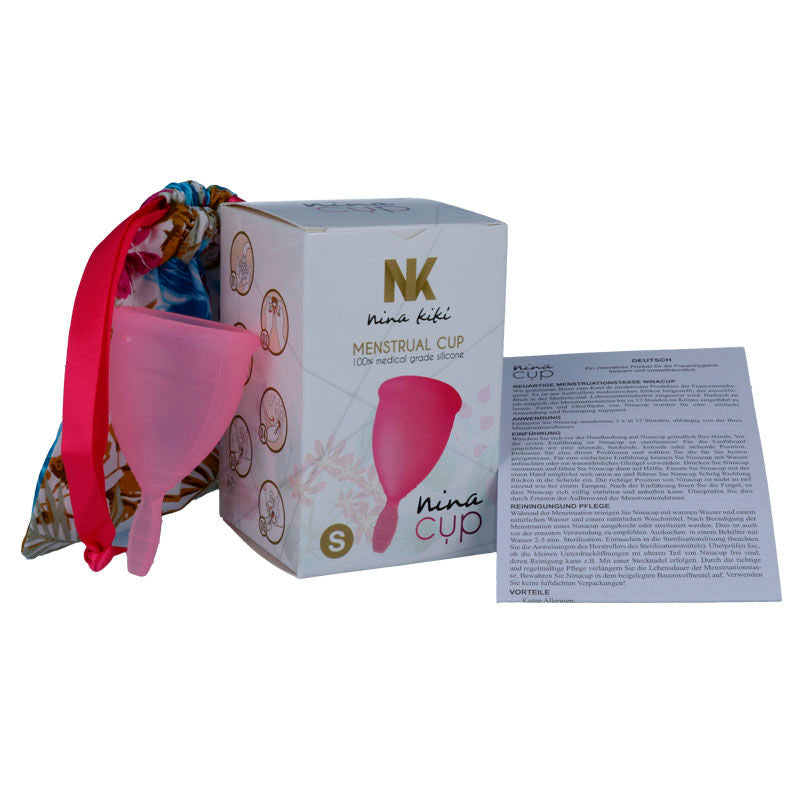 Coupe menstruelle Nina Cup rose taille S – Nina Kikí — vue 6