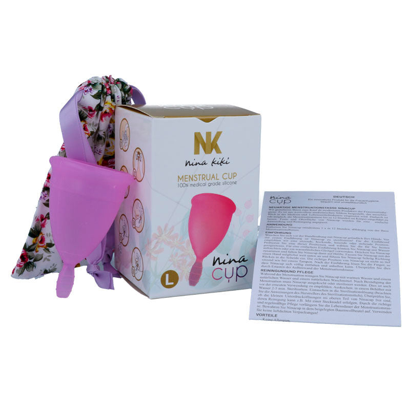 Coupe menstruelle Nina Cup violette taille L – Nina Kikí — vue 2
