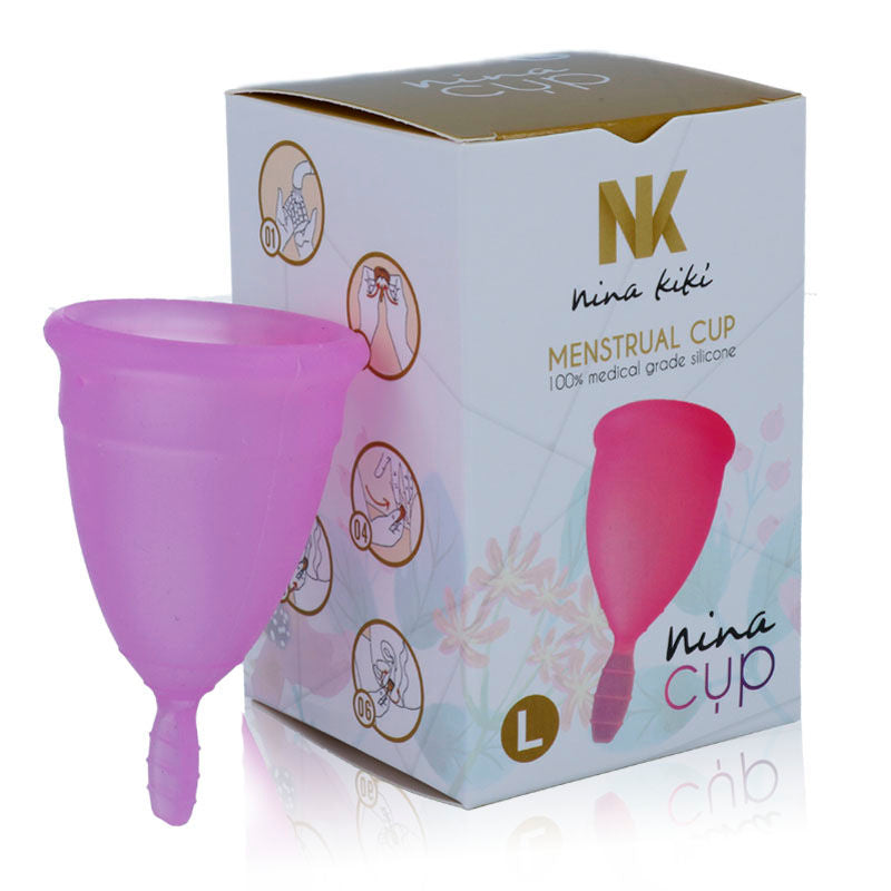 Coupe menstruelle Nina Cup violette taille L – Nina Kikí — vue 4