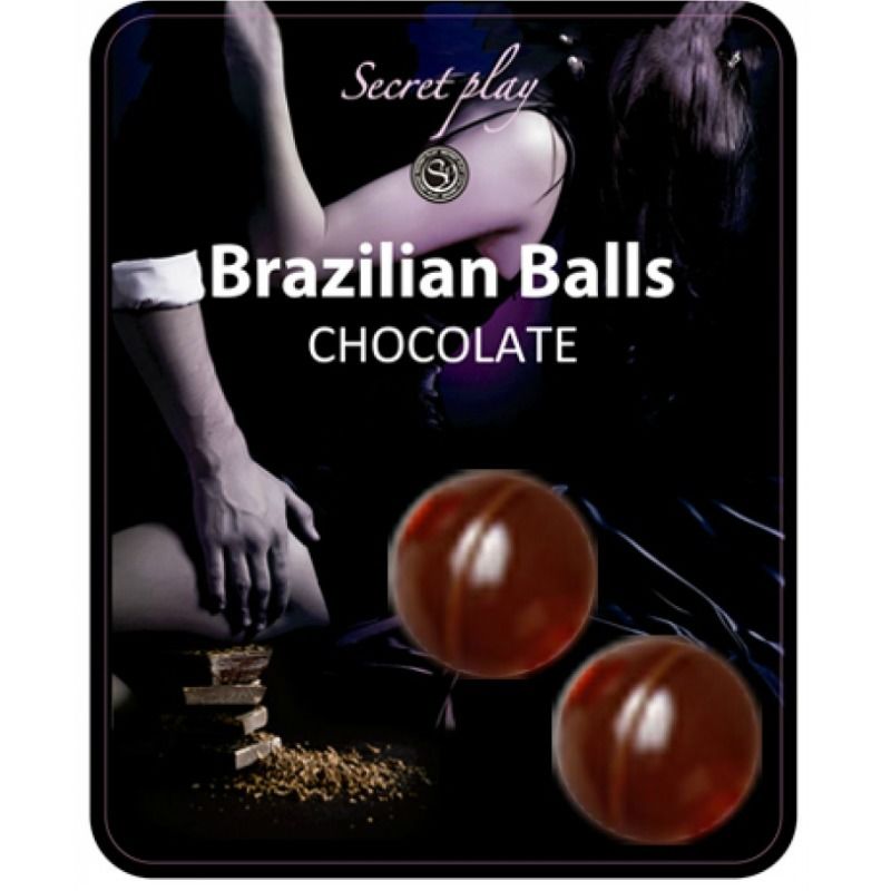 Boules brésiliennes au chocolat x2 – Secretplay sur fond blanc