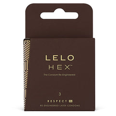 LELO HEX CONDOMS RESPECT XL 3 PACK – vue 1