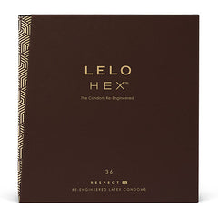 LELO - PRÉSERVATIFS HEX RESPECT XL 36 PACK – vue 1