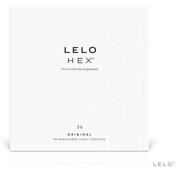 LELO - BOÎTE DE PRÉSERVATIFS HEX 36 UNITÉS – vue 1